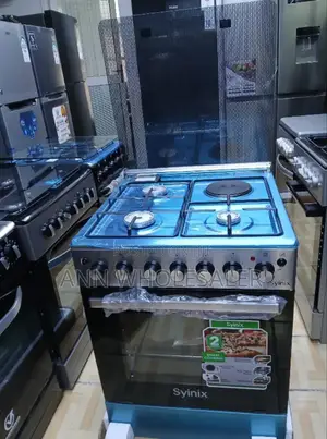 #Electric Oven Syinix 3 +1 Cooker With Gas Sensor
