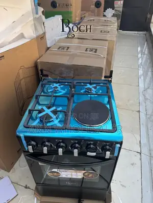 Electric Oven 3+1 50 by 55 Size# Roch Gas Cooker