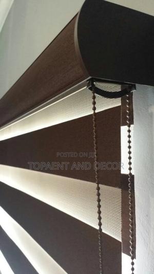 Chocolate Colour Horizontal Office Window Blinds - thumbnail 2