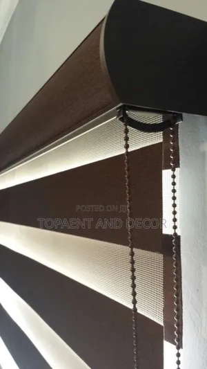 Chocolate Colour Horizontal Office Window Blinds