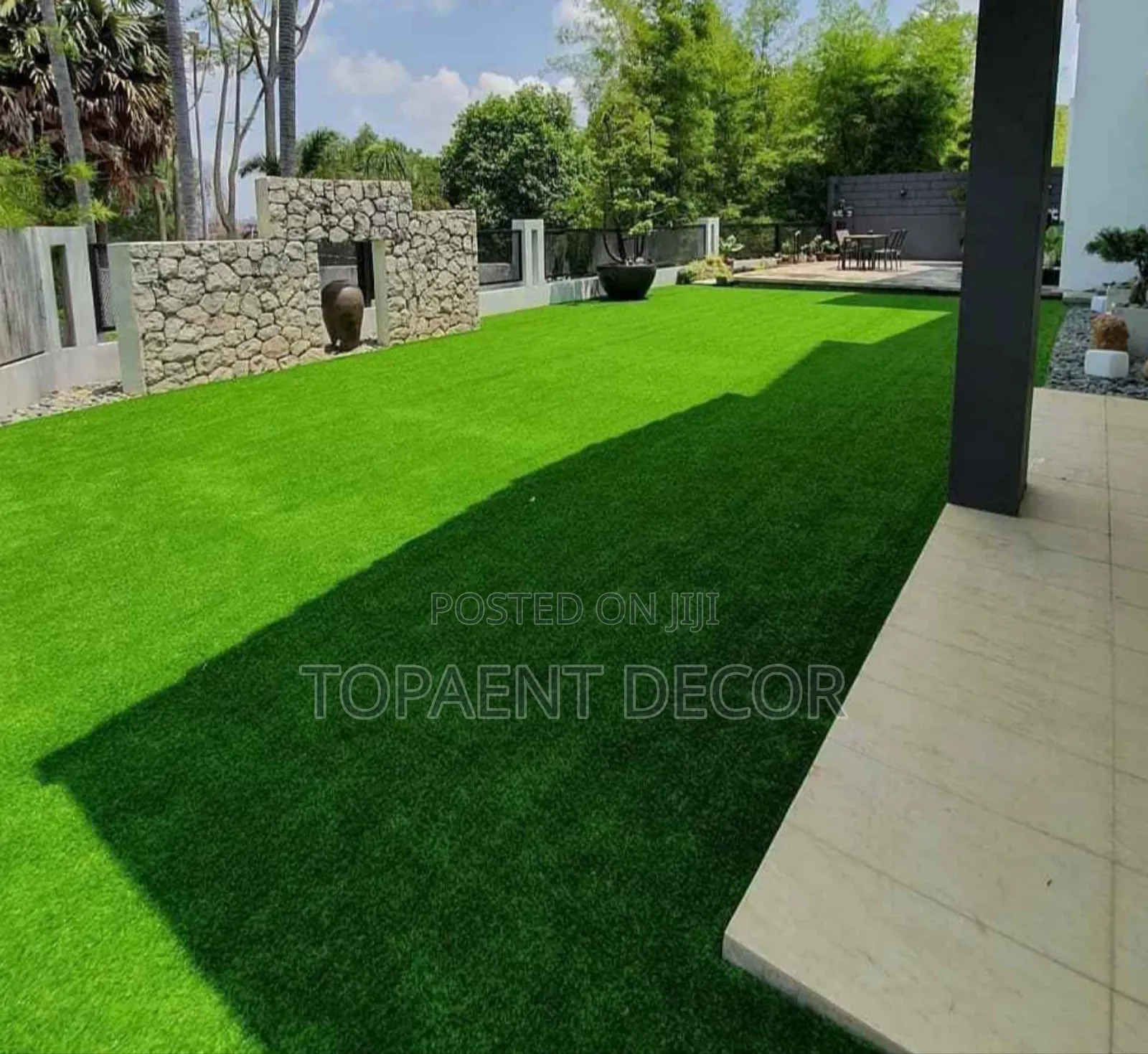 Front Yard Car Parking Area Artificial Grass Carpet