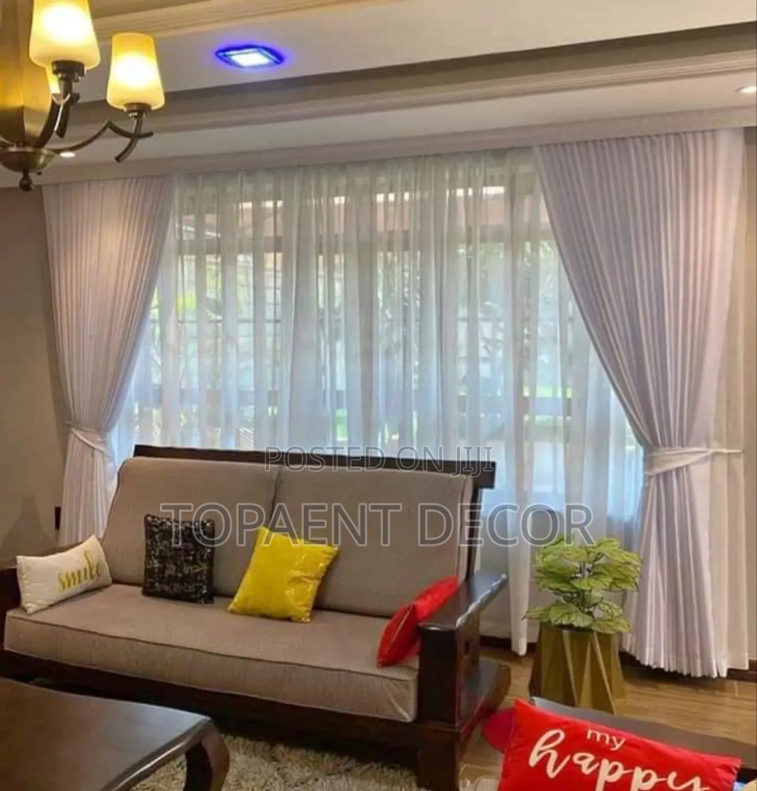 White Curtains and White Elegant Sheers for Glam