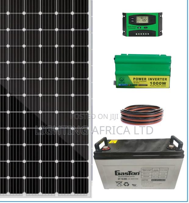 450w Home Solar Kit + 200ah Gaston Heavy Duty Battery Gel - main view