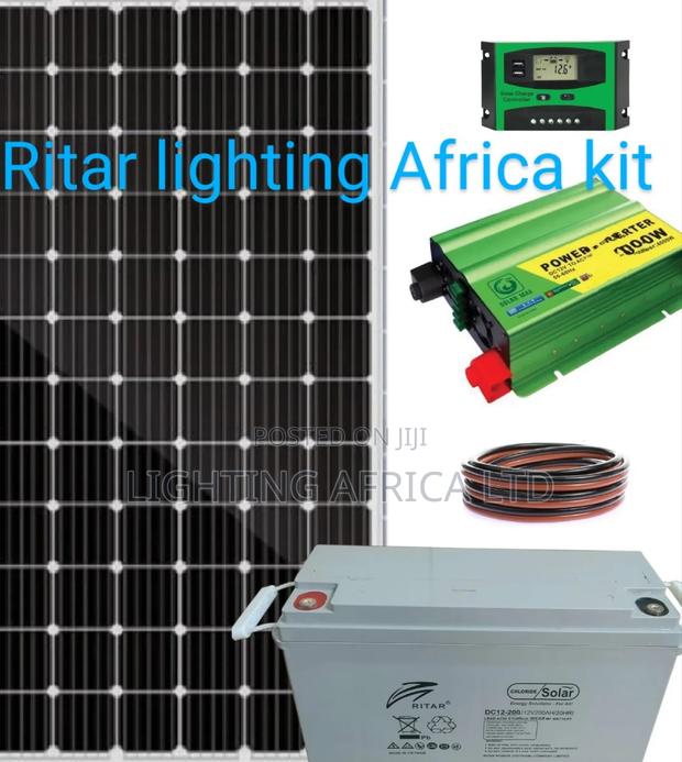 500w Home Solar Kit Complete With 200ah Ritar Heavy Duty - thumbnail 2