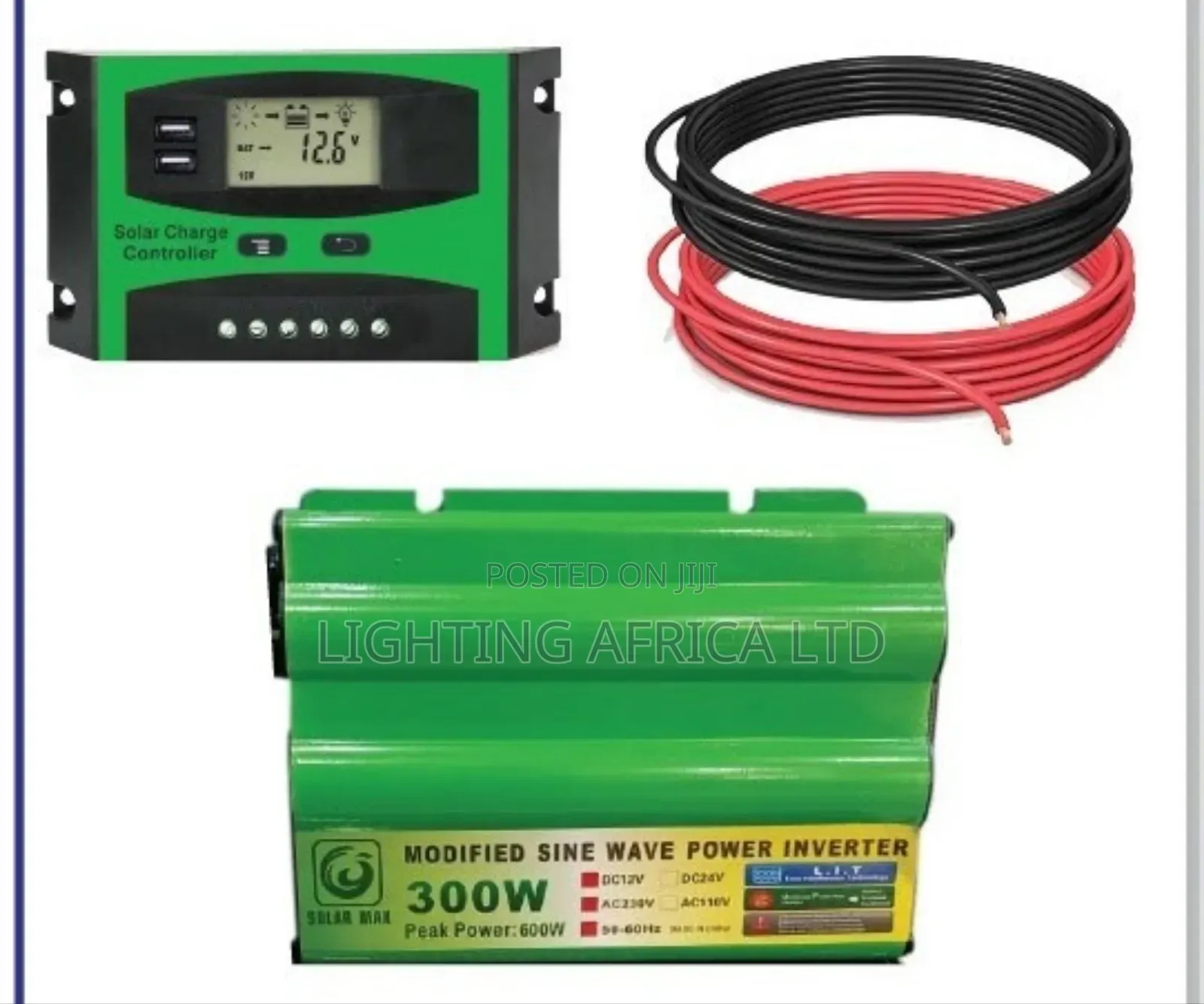 Holiday 100w Home Solar Kit Complete With 4 Free Solar Bulbs
