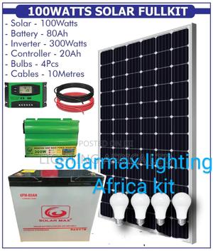 Holiday 100w Home Solar Kit Complete With 4 Free Solar Bulbs - main view