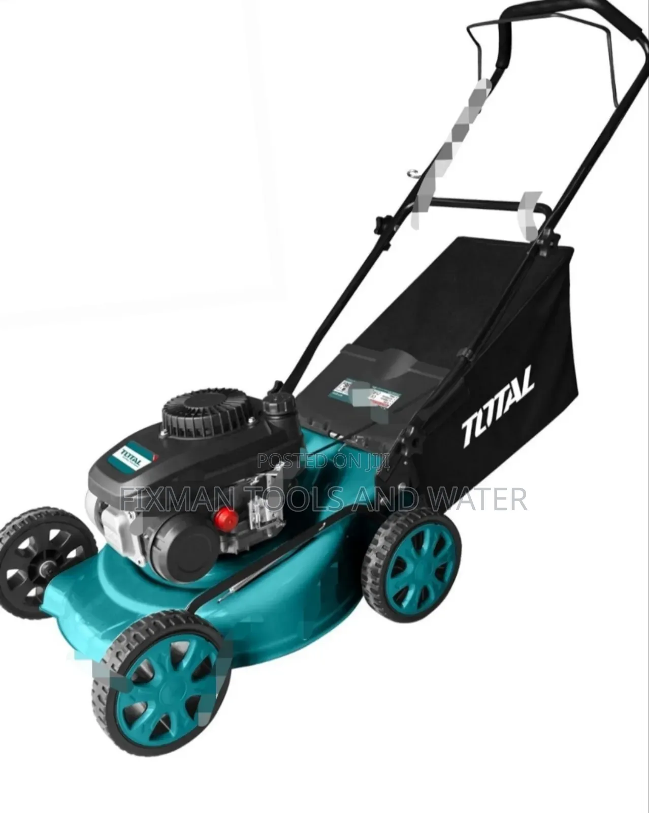 Modern Total Petrol Lawn Mower 141cc 4 Hp Height Adjustment