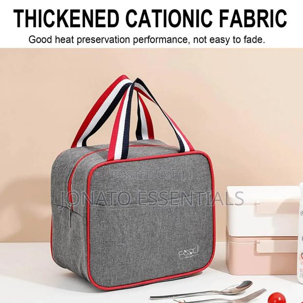 6l Insulated Square Lunch Bag With Carry Handles - thumbnail 6