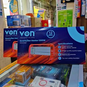 Von Quartz Heater 1200w - thumbnail 2