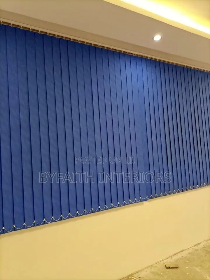 Navy Blue Office Blinds