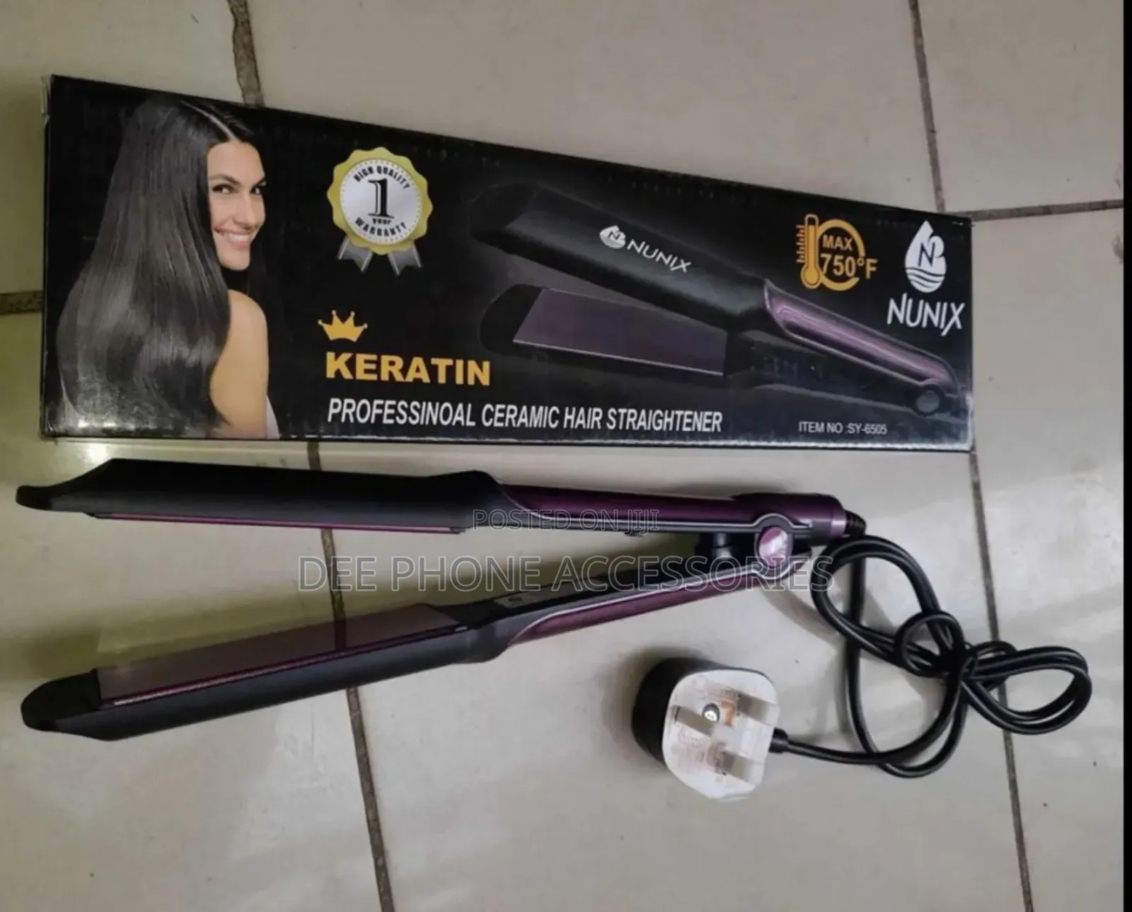 Nunix Ceramic Hair Straightener