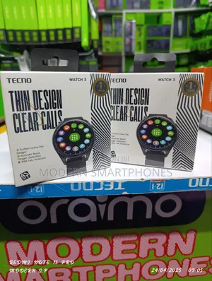 Tecno TSP-W03 Watch 3 Smart Watch, 1.39′′ Ip68 Bluetooth
