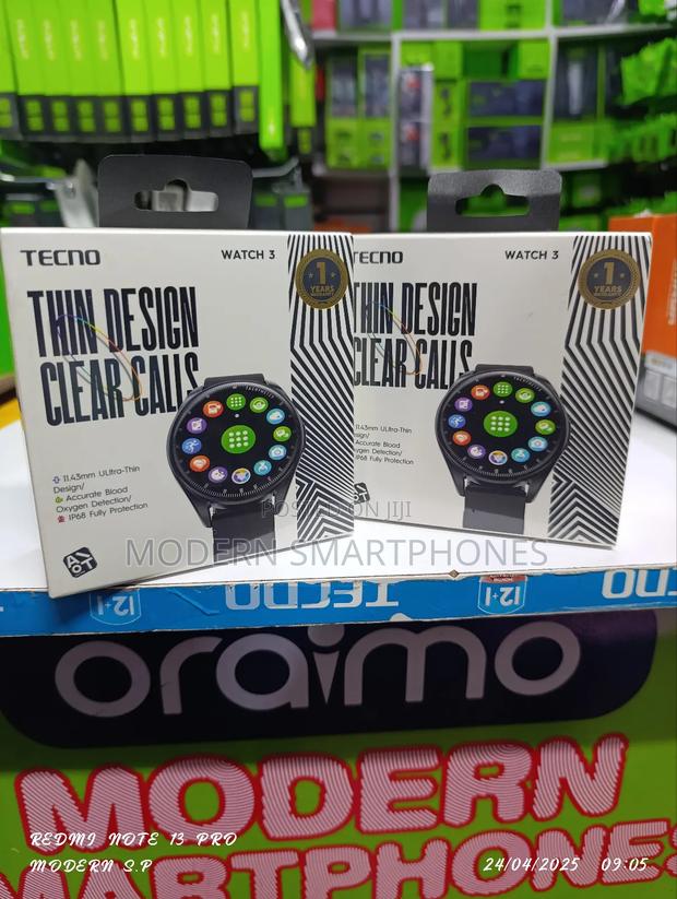 Tecno TSP-W03 Watch 3 Smart Watch, 1.39′′ Ip68 Bluetooth - thumbnail 3