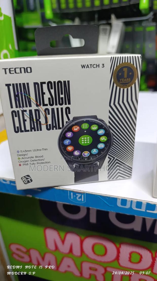 Tecno TSP-W03 Watch 3 Smart Watch, 1.39′′ Ip68 Bluetooth - thumbnail 4
