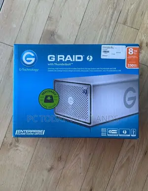 G-Technology 8tb G-Raid 2-Bay Thunderbolt 2 Usb 3.0 Raid Array Drive