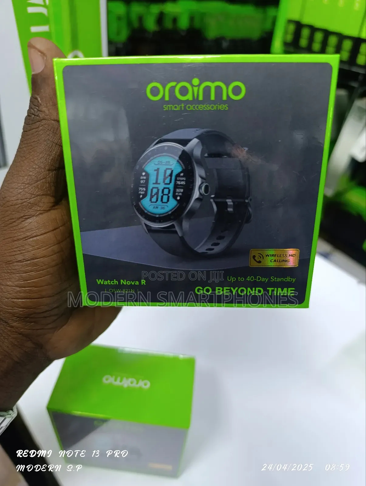 Oraimo Watch Nova R 1.39'' Panda Glass, Ip68 Smart Watch