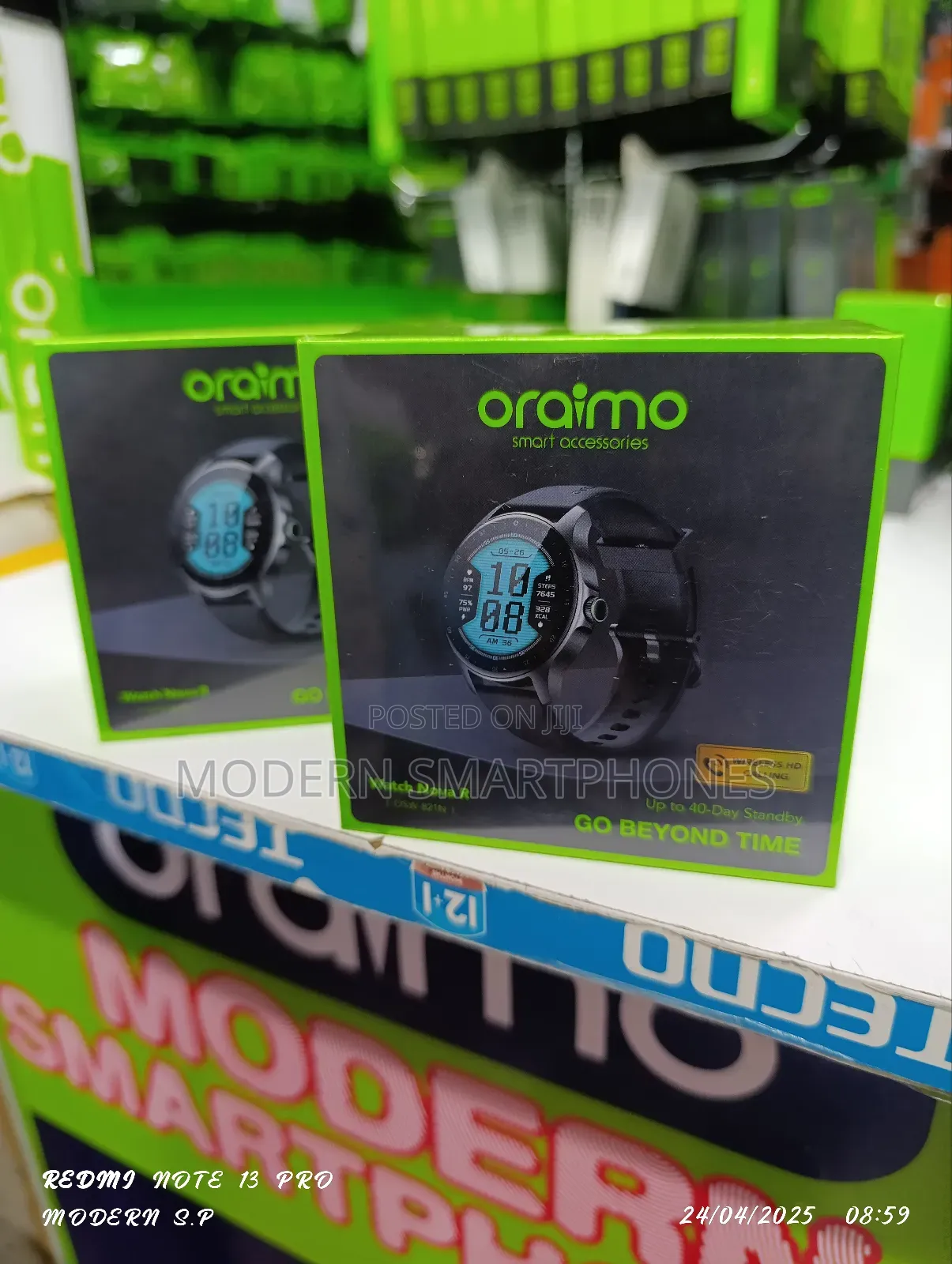 Oraimo Watch Nova R 1.39'' Panda Glass, Ip68 Smart Watch