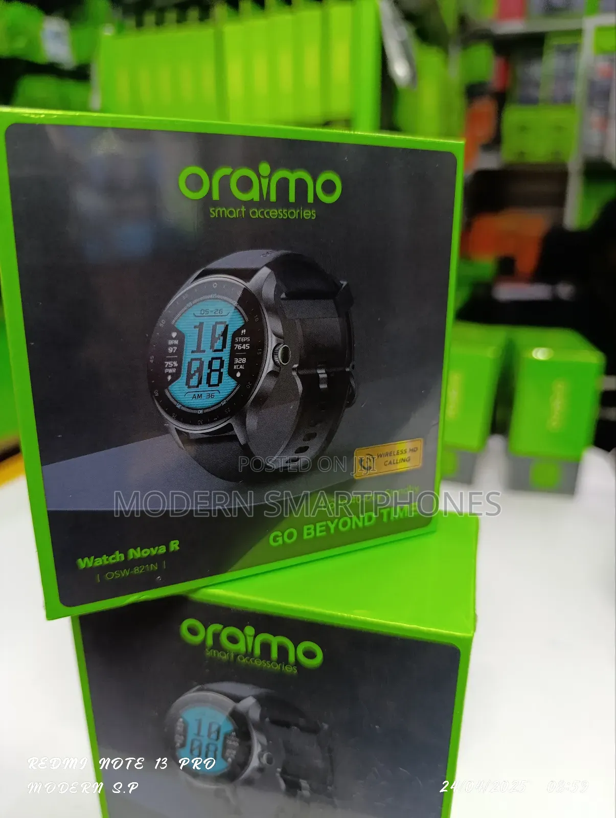 Oraimo Watch Nova R 1.39'' Panda Glass, Ip68 Smart Watch