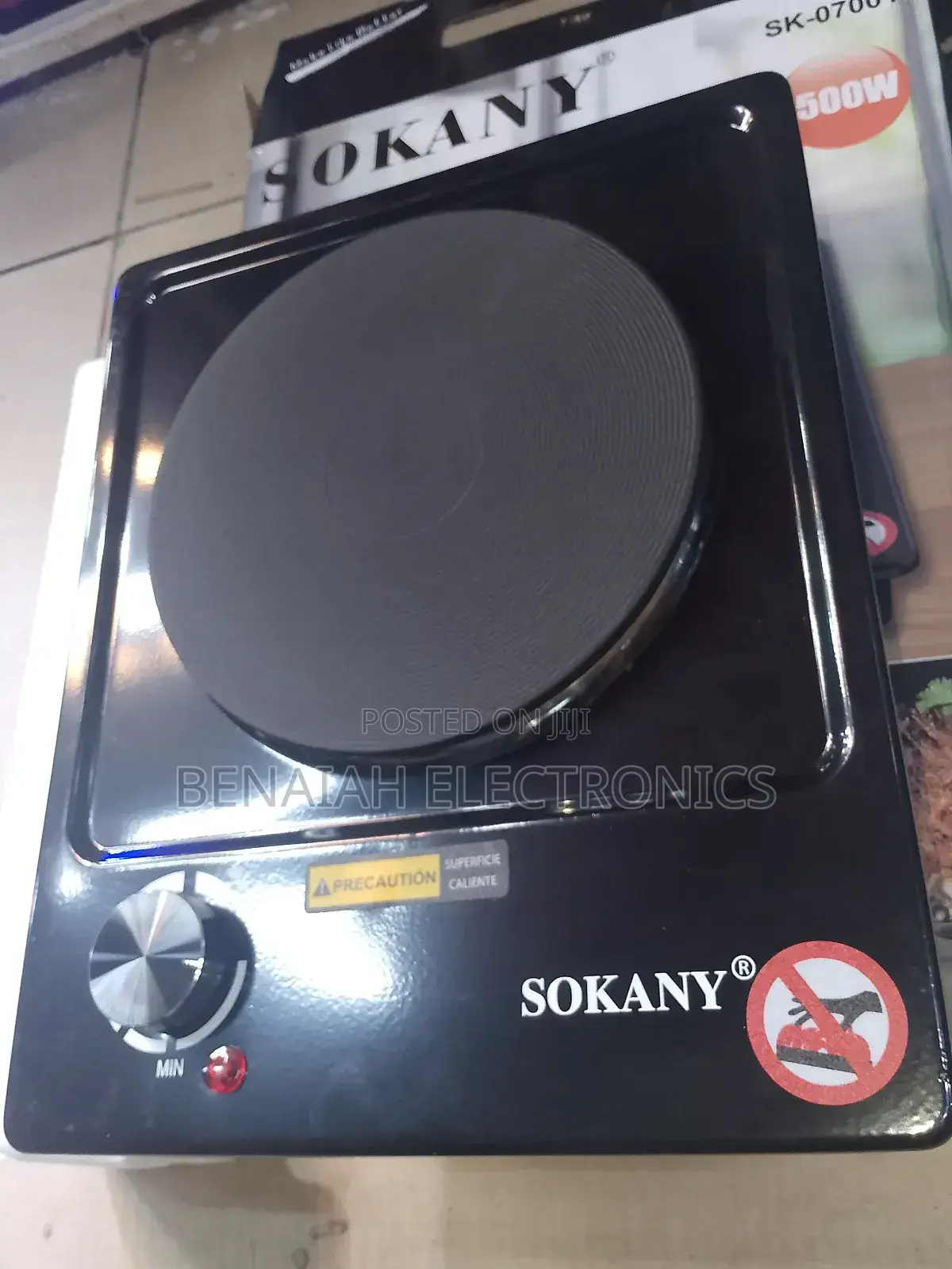 Sokany Hot Plate 1500 Watts Single