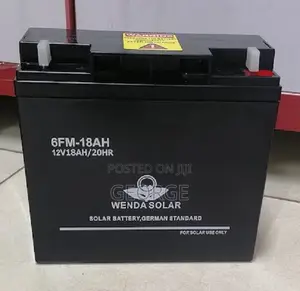 Quality 6fm18 6-Fm-18 12v 18ah Wenda Solar Battery