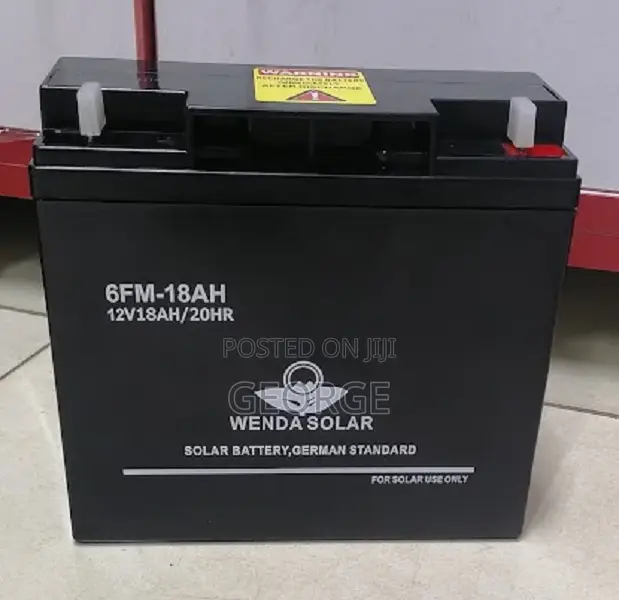 Quality 6fm18 6-Fm-18 12v 18ah Wenda Solar Battery