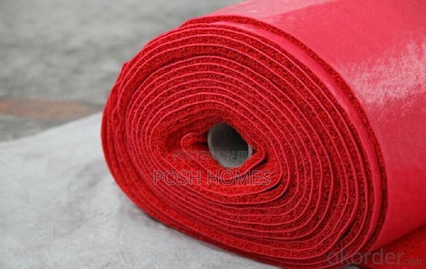 Anti Slip Red Spaghetti Carpets