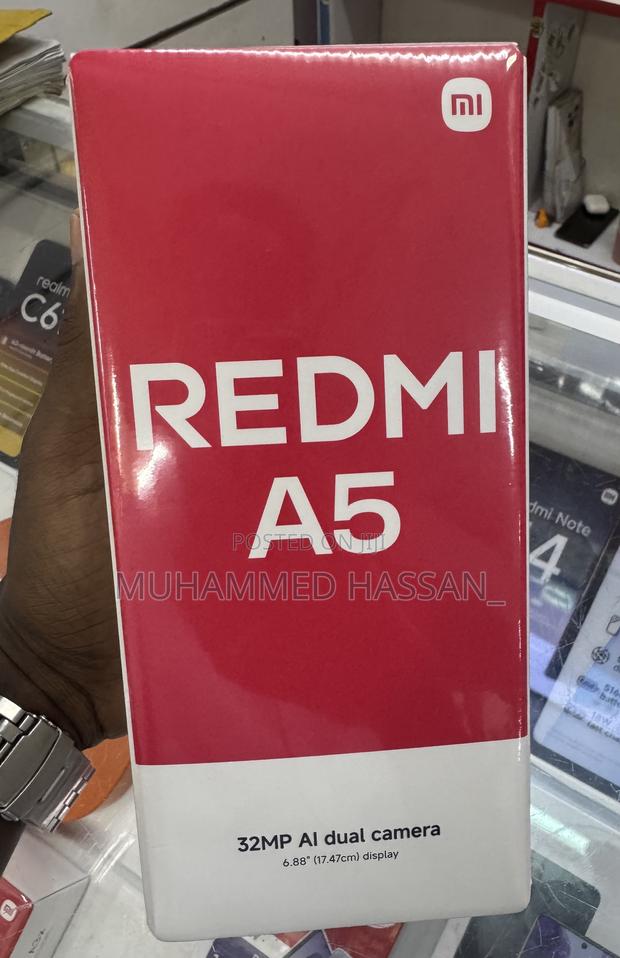 New Xiaomi Redmi A5 4G 64 GB Black