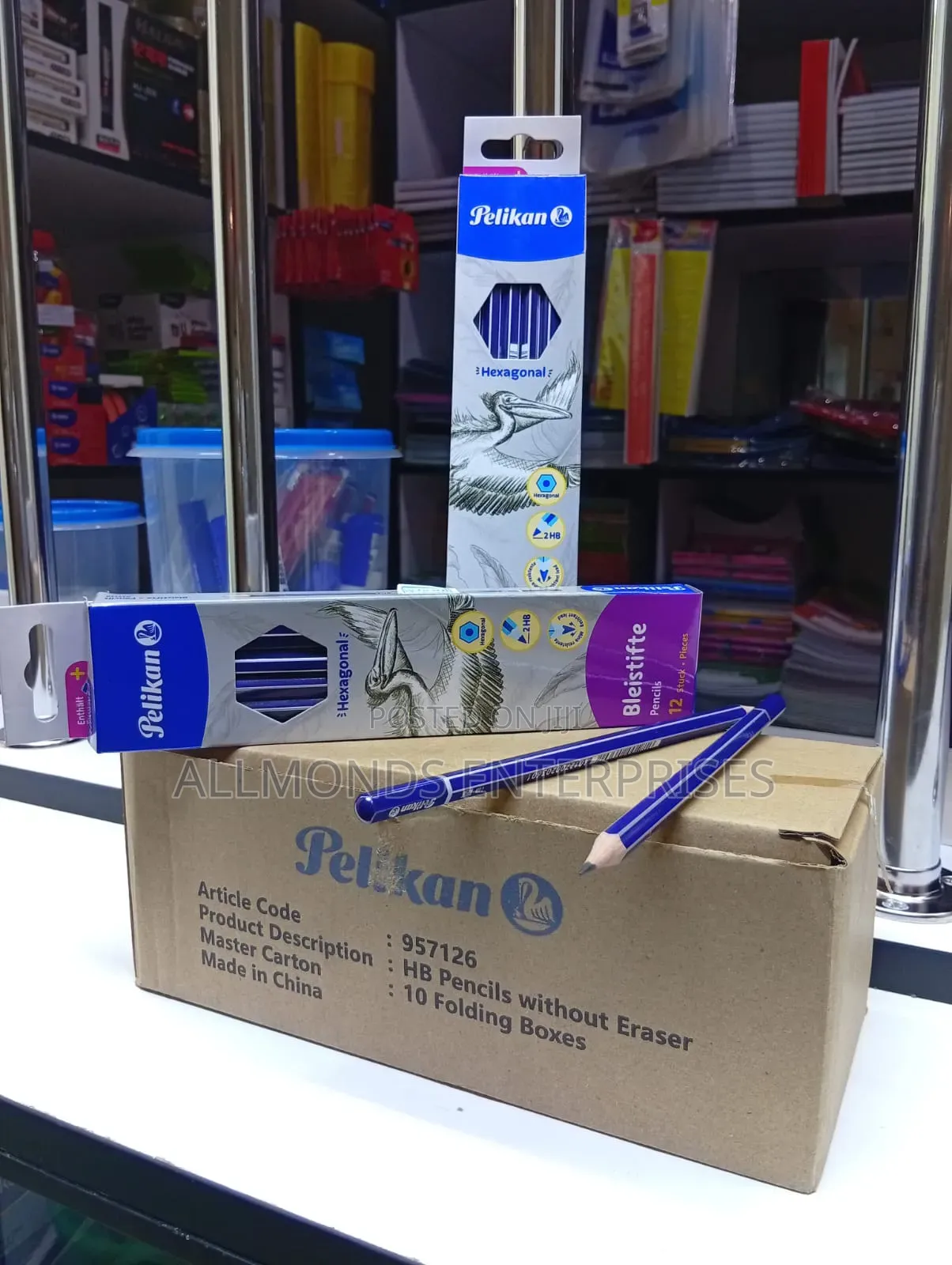 A Carton of Pelikan Hb Pencil- 10 Packets of 12pcs Each