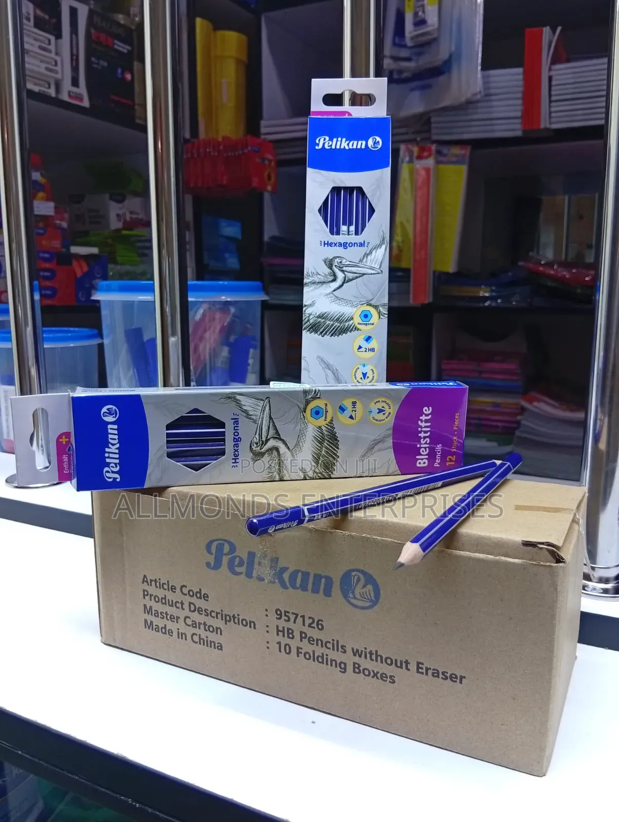A Carton of Pelikan Hb Pencil- 10 Packets of 12pcs Each