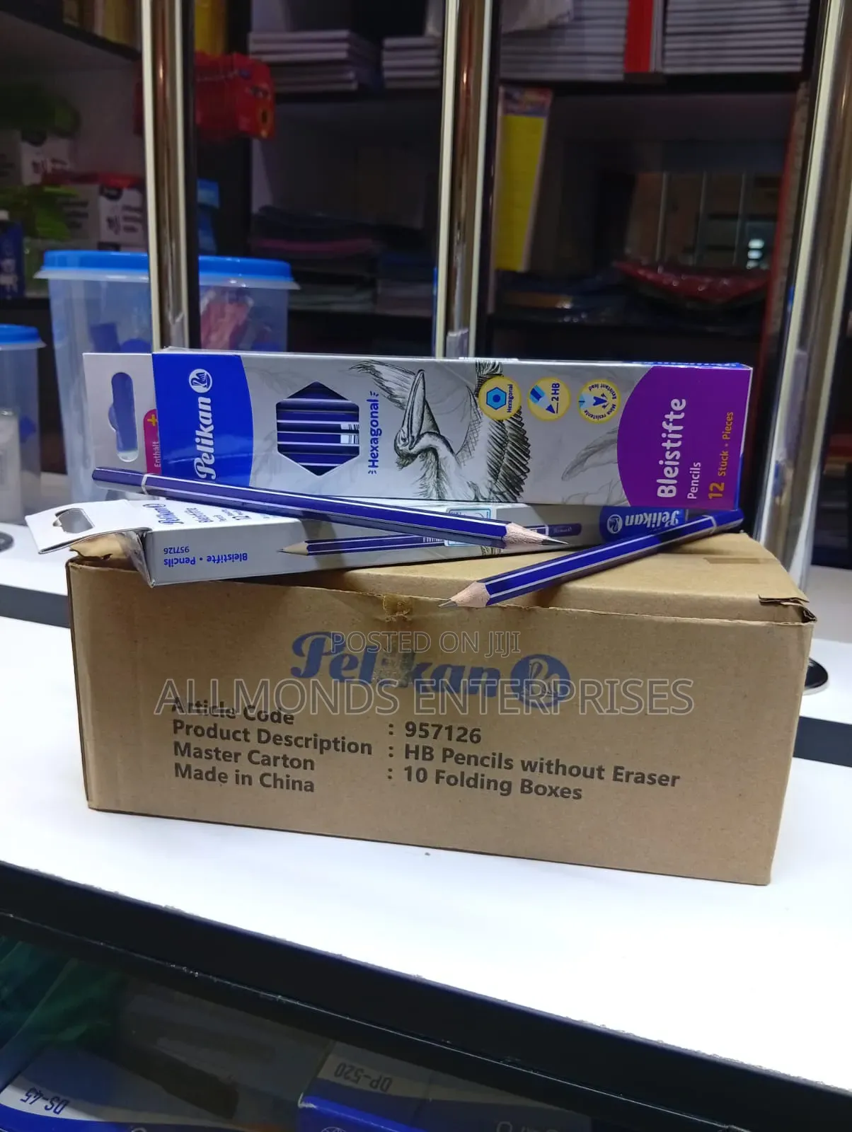 A Carton of Pelikan Hb Pencil- 10 Packets of 12pcs Each