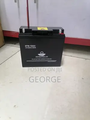 Long Service Ups 12v 18ah Solar Battery Black