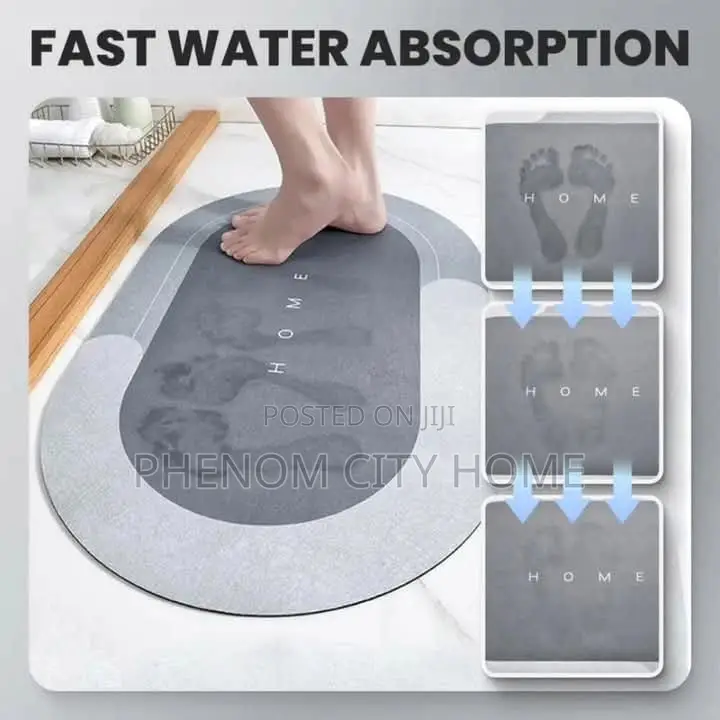Fancy Absorbent Quick Drying Bathroom Mats