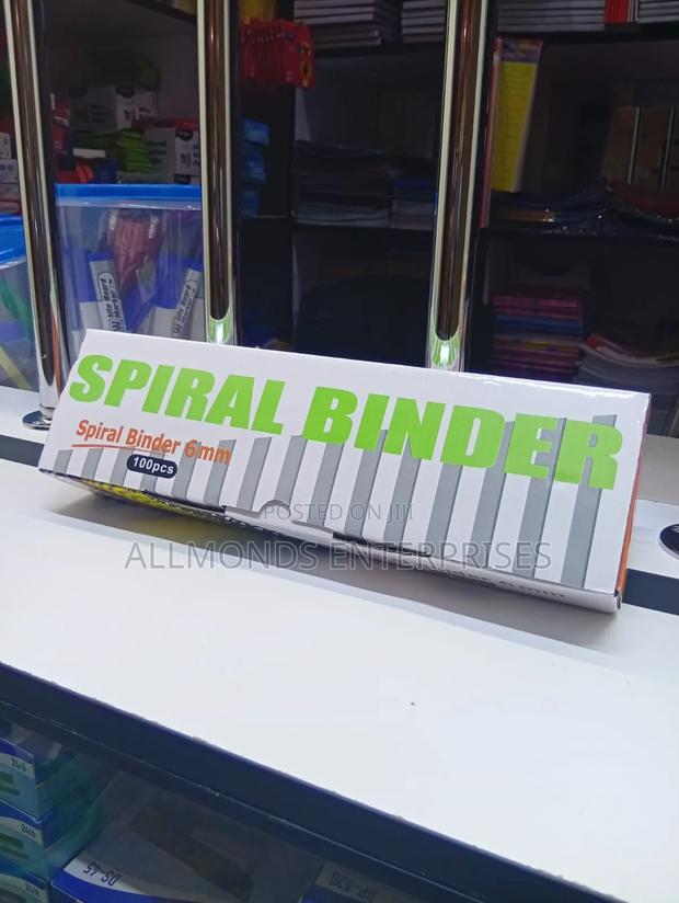 A Packet of 100 Pieces Spiral Binder 6mm - thumbnail 8