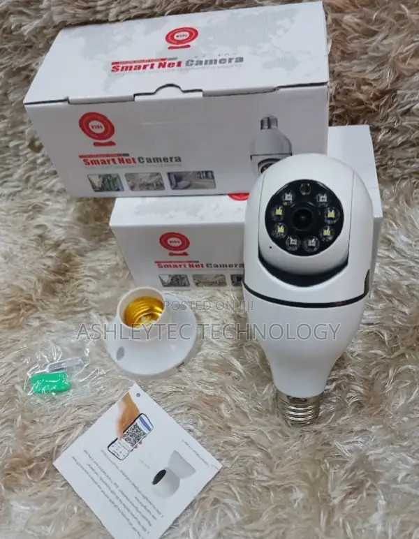 Wi-Fi Camera CCTV Camera 1080p~Wireless PTZ Bulb Shape V380