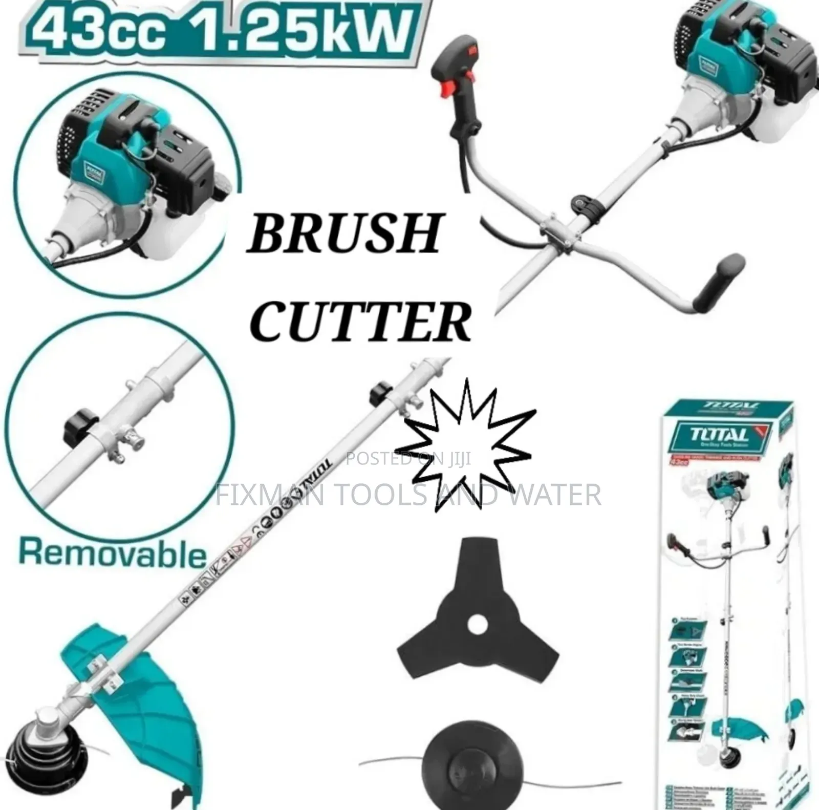 Ideal Total Brush Cutter 2hp Lawn Mower