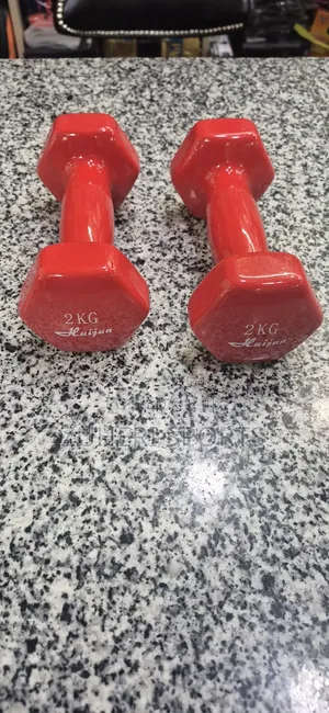 2kg Vinyl Coated Aerobic Dumbbells Pair