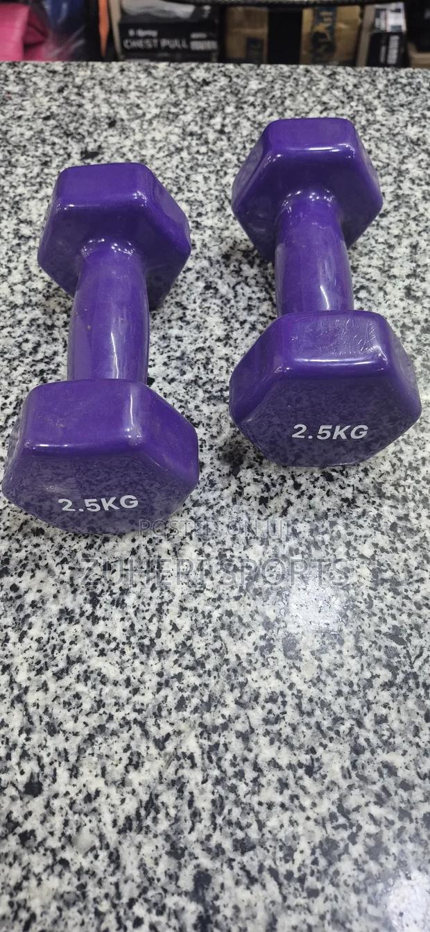 2.5kg Vinyl Coated Aerobic Dumbbells Pair