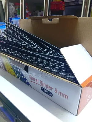 A Packet of Spiral Binder 8mm - 100 Pieces