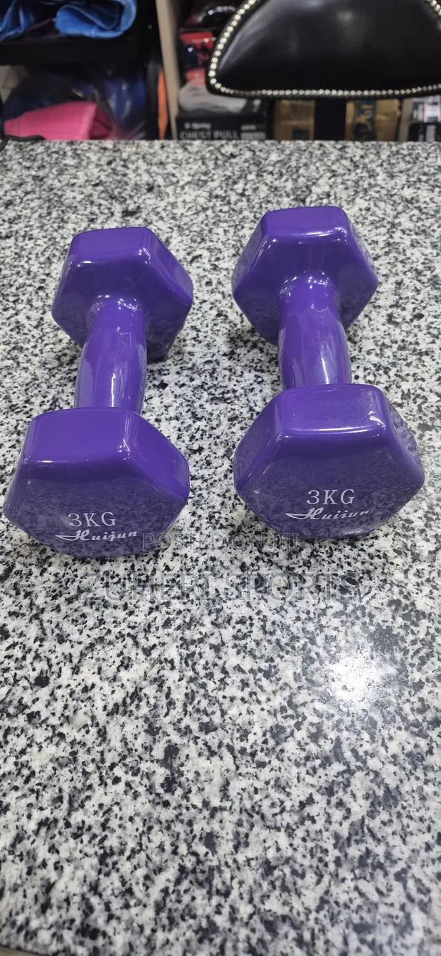 3kg Vinyl Dumbbells Pair