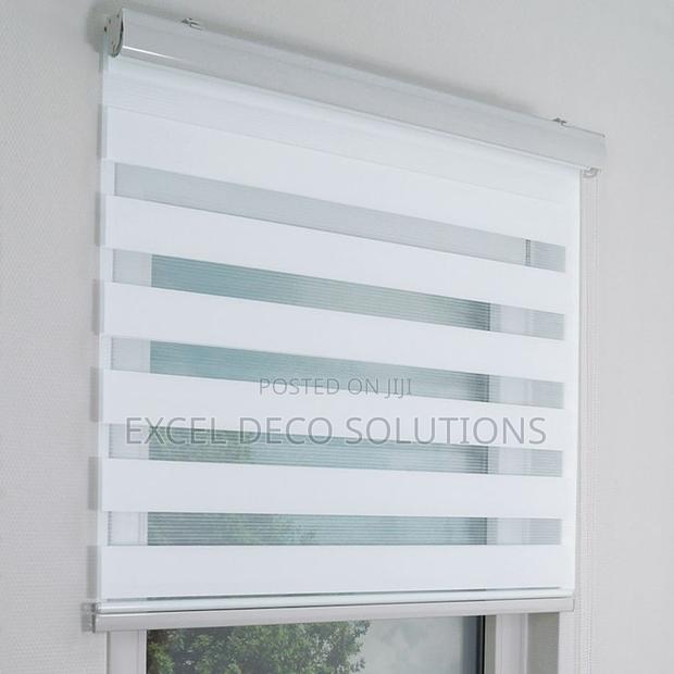 “Modern Living Starts at the Window!”With Zebra Blinds