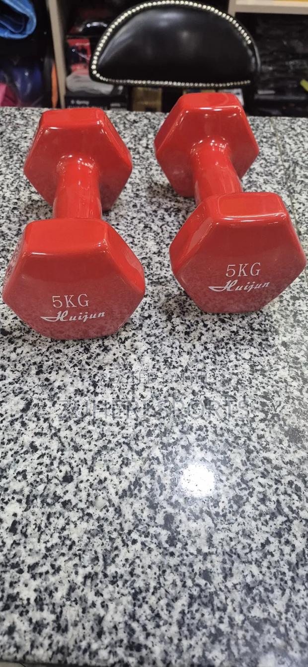 5kg Vinly Aerobic Dumbbells Pair