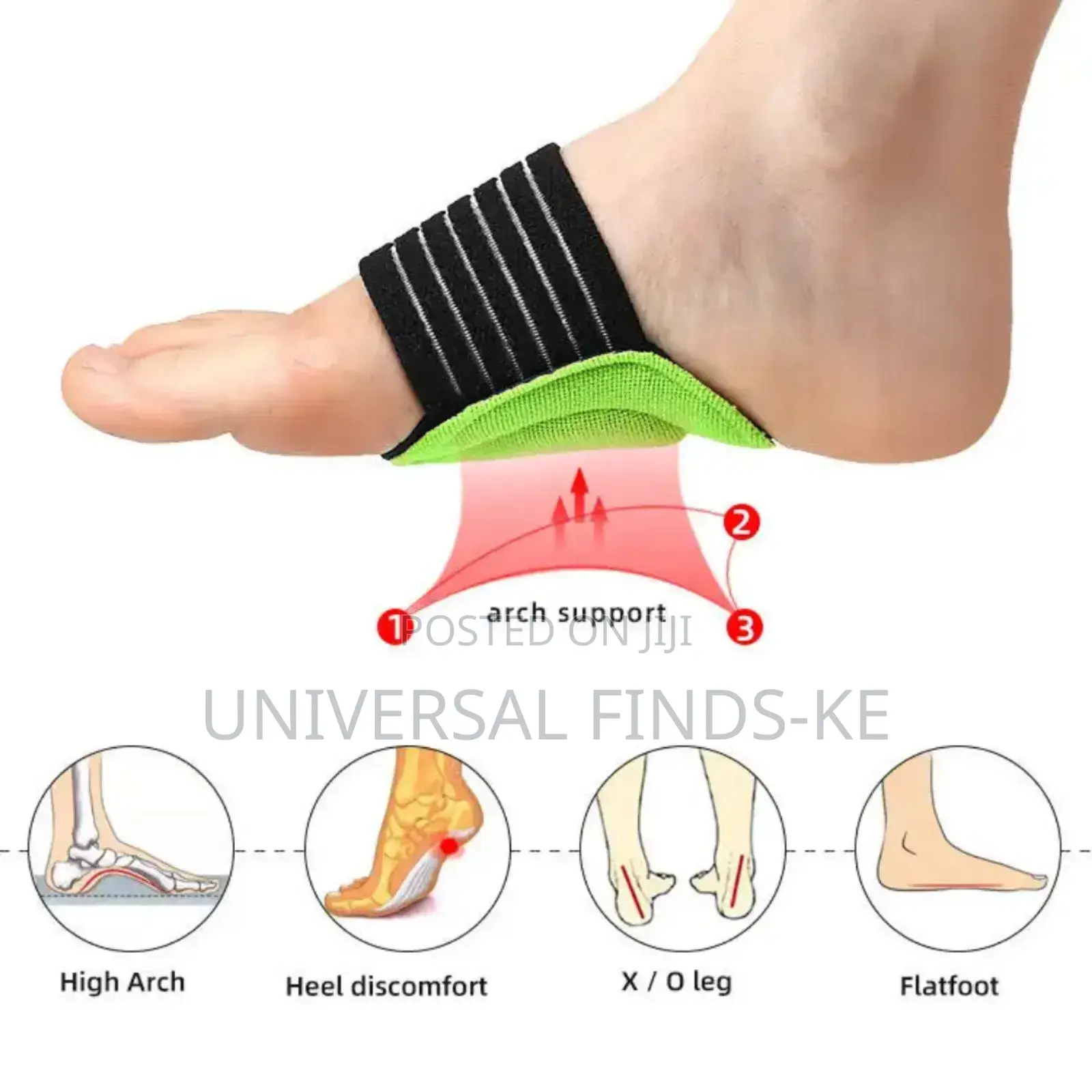 Orthopedic Arch Foot Support Cushions for Flat Feet