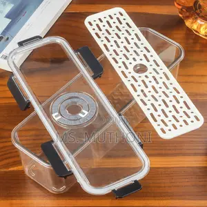 *Bpa Free Acrylic Airtight Storage Container*