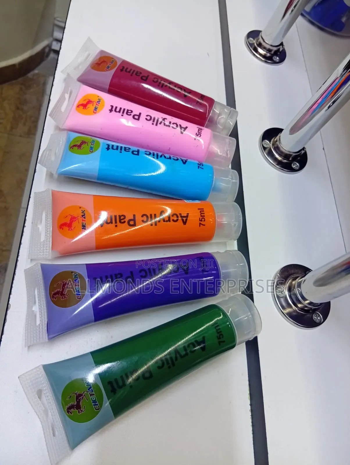 A Tube of 75ml Acrylic Paint-Chetak