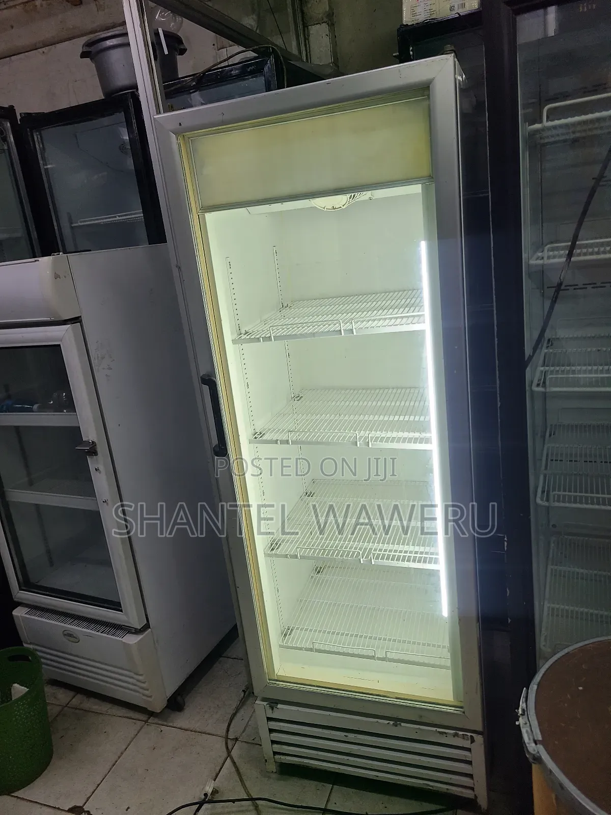 White 400litres Mirror Fridge ^Display Fridge =