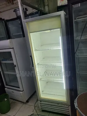 White 400litres Mirror Fridge ^Display Fridge =
