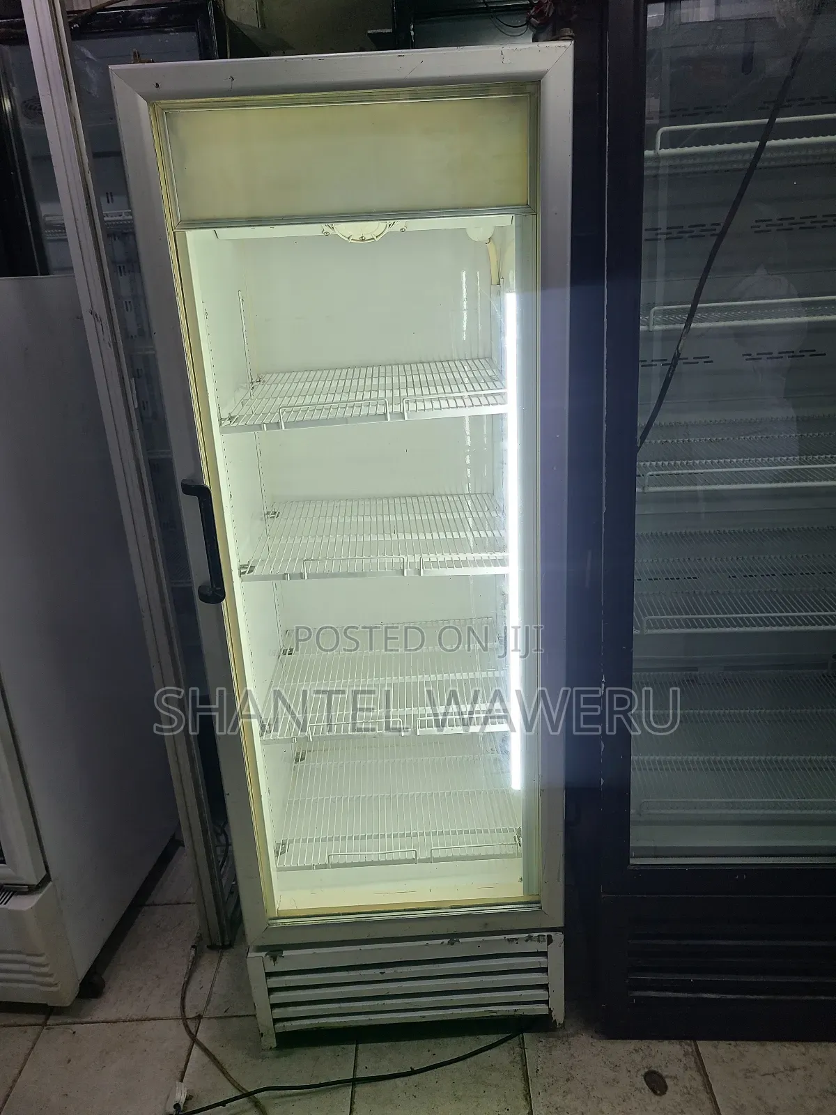White 400litres Mirror Fridge ^Display Fridge =