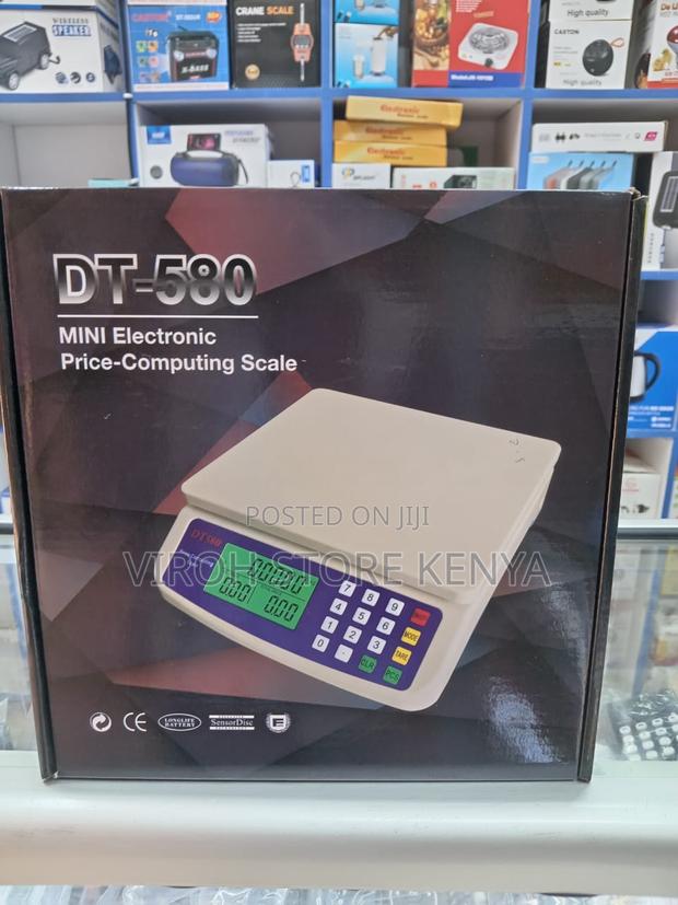 New Dt580 Battery Butchery Weighing Scale With LCD Display - main view