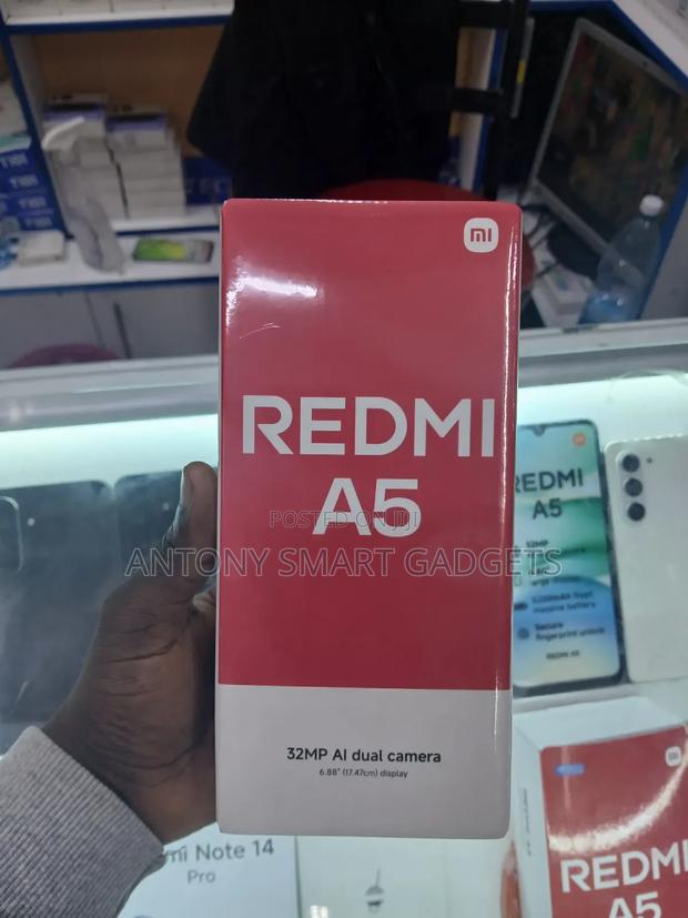 New Xiaomi Redmi A5 4G 64 GB Black - thumbnail 3