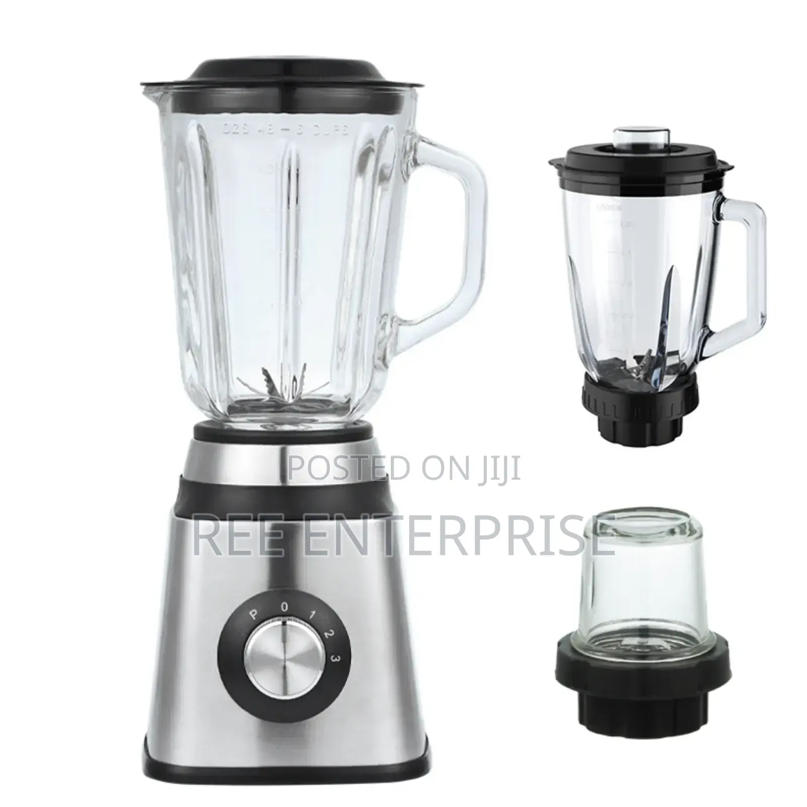 Primdale 3 in 1 Food Processor Stainless Steel Blender